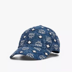 MCM Hat - Classic Baseball Cap - Vintage Denim